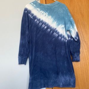 Old navy Blue dyed sweatshirt dress